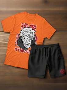 Men T-Shirts - 橘色 - 查看 1