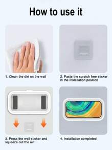 Giá đỡ điện thoại - trắng - Xem 8