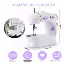 Portable Sewing Machine Mini Electric Sewing Machine - Roxo Malva - Ver 3