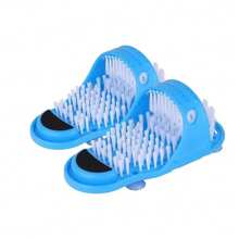 1入組水療按摩足洗擦-含有去角質浮石-防滑浴墊墊,舒緩您的疲憊雙腳 - 藍色 - 查看 5