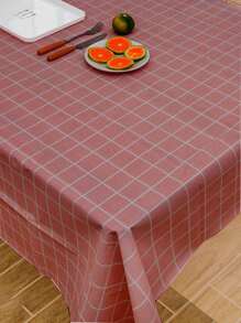 1入組peva加厚印花節日用桌布 - 粉色 - 查看 4