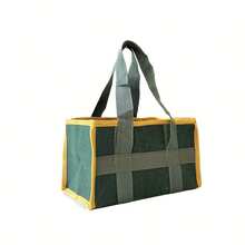 加厚帆布工具袋,可攜式工具存儲袋,用於維修 - 軍綠色 - 查看 6