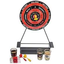 Jilibaba Drinking Game Dart Shot Party Games Roulette Bar Game With 4 Glass Cups And 1 Target Rack Novelty Gifts - Apricot - View 4