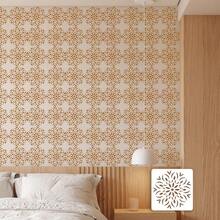 12入組白色曼陀羅藝術繪圖模板,適用於兒童繪畫、牆面和相冊裝飾、手繪diy、剪貼簿、塗鴉、印刷水彩/石頭/刮痕紙等。pet材料可清洗和重複使用。裝飾牆壁、紙張、紡織品和家具。初學者藝術創意繪製盒 - B60 - 查看 7