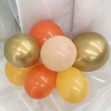 118入組派對橘色和黃色氣球花圈拱門套裝,橙色/黃色/杏色/金色氣球,用於陽光派對、性別揭示、生日派對裝飾,不同尺寸的橙色和黃色氣球花圈拱門套裝 - 橘色 - 查看 6