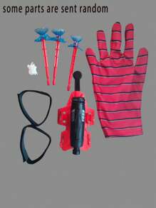 1 Set Spider Web Shooters With Suction Cups, Advanced Technology Spider Silk Launcher Toy - Multicolor - View 2