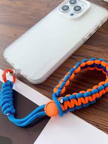 1入組情侶通用鑰匙扣,情人節禮物,編織有彈性的鑰匙扣,多功能手腕鑰匙扣,可連接手機,便攜式汽車鑰匙扣,全季度通用的包、腰部鑰匙扣 - 彩色 - 查看 7