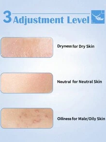 HYUNDAI 六合一便携式电动黑头吸出器套装，三种模式，USB充电式黑头吸出器，面部毛孔清洁器，面部及皮肤护理工具 - 白色 - 查看 4