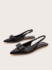 Women Flat Sandals - Black - View 2