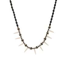 1pc Handmade Men's Bohemian Style Wolf Fang Necklace