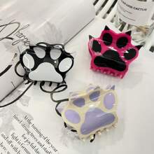 1pc Cute Animal Shaped Hair Clip (Cat Paw, Dog Paw Cartoon Back Of The Head Style) - Cat Claw Scratcher - View 8