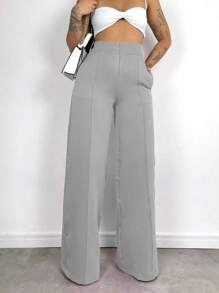Women Pants - Xám - Xem 3