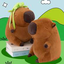 25 厘米/9.84 英寸可愛有趣的毛絨玩具- 完美作為生日或派對禮物- 可愛又令人想擁抱的水豚毛絨動物可愛又有趣的毛絨玩具- 完美作為生日或派對禮物- 可愛又令人想抱的水豚毛絨動物水豚毛絨動物,水豚毛絨玩具,卡哇伊囓齒動物,水豚毛絨玩具,可愛可愛的水豚毛絨動物,最好的生日禮物 - 棕色 - 查看 5