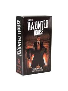 10.5cm*6.2cm* 2.6cm  Of Haunted House,  Cards,Party Game ,Board Game - Black - View 1