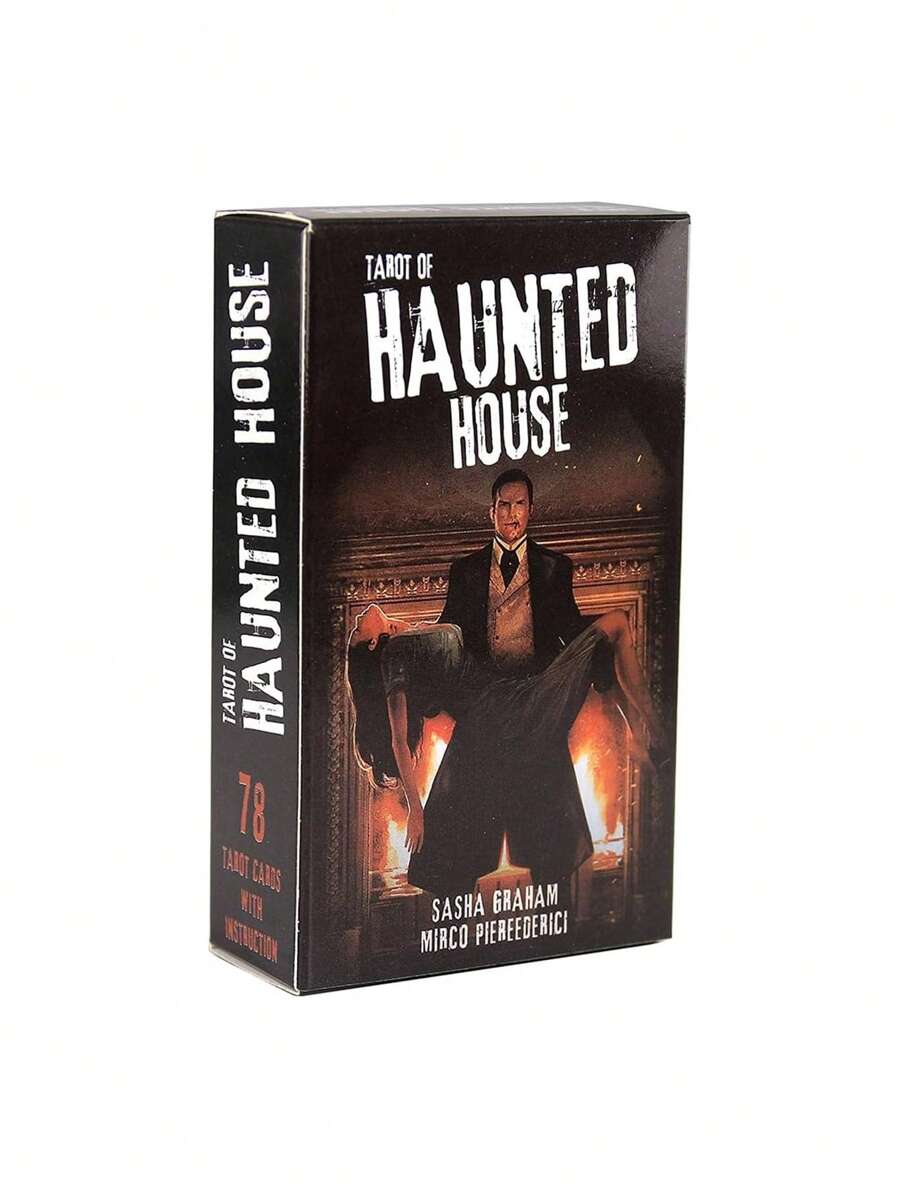 10.5cm*6.2cm* 2.6cm  Of Haunted House,  Cards,Party Game ,Board Game - Black - View 1