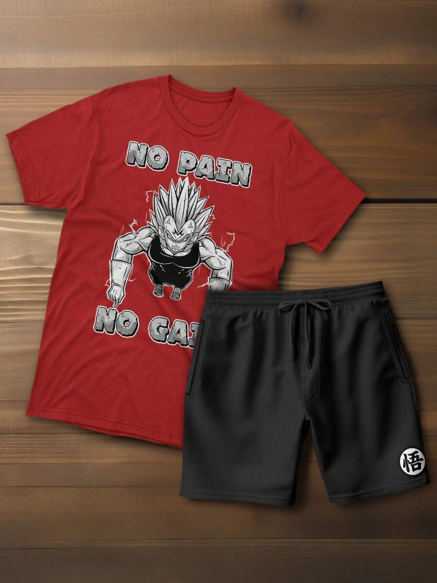 Men T-Shirts - 紅色 - 查看 1
