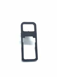 迷你手機支架,附 L 形折疊夾和沙灘塑膠通用手機支架 - 黑色 - 查看 4