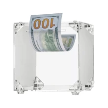 Money Boxes - Clear - View 3