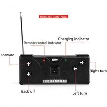 Electric Remote Control Miniature Soda Can Car Racing Model, 4-Way Wireless Car With Obstacles Compatible With Soda Cans - Multicolor - View 10