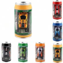 Electric Remote Control Miniature Soda Can Car Racing Model, 4-Way Wireless Car With Obstacles Compatible With Soda Cans - Multicolor - View 6