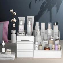 Mini caja de almacenamiento de maquillaje - Blanco - Ver 3