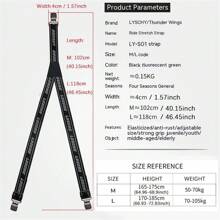 LYSCHY Heavy Duty Braces Straps For Motorcycle Riding Pants Elastic Adjustable Y Back Suspender Straps For Motocross Sports Racing Pants - Green - View 9