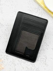 HOVI'S Classic Minimalist Card Holder, Lightweight Portable Card Wallet, Multifunctional Coin Purse Gifts Fall Christmas Scream Men Bag Men Wallet Hand Bag Men Thanksgiving Travel Winter Holiday Wash Bag Old Money Christmas Gifts Merry Christmas Handbag Clutch Bag Wristlet Bag Wallet Storage Bag Purses And Bags Student Large Capacity Multi-Functional Outdoor Fashionable Casual Boyfriend Gifts Handbags Vacation Vintage Funny Gifts Bag Leather Bag Hobo Bag Travel Essentials Retro Bag Black Bag Holiday Essentials Bag For Men Vintage School The Sporty Life - Black - View 4