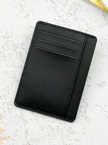 HOVI'S Classic Minimalist Card Holder, Lightweight Portable Card Wallet, Multifunctional Coin Purse Gifts Fall Christmas Scream Men Bag Men Wallet Hand Bag Men Thanksgiving Travel Winter Holiday Wash Bag Old Money Christmas Gifts Merry Christmas Handbag Clutch Bag Wristlet Bag Wallet Storage Bag Purses And Bags Student Large Capacity Multi-Functional Outdoor Fashionable Casual Boyfriend Gifts Handbags Vacation Vintage Funny Gifts Bag Leather Bag Hobo Bag Travel Essentials Retro Bag Black Bag Holiday Essentials Bag For Men Vintage School The Sporty Life - Black - View 5