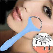 1pc Spring Facial Threading Epilator,Portable Threading Face Epilator For Upper Lip Chin Cheeks For Beauty Personal Care,Spring Facial Hair Remover - Blue - View 1