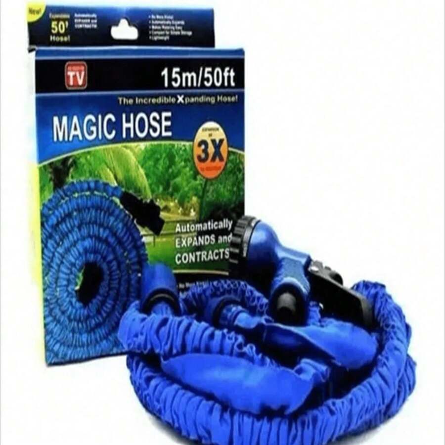 Manguera de jardin 15 mts - Azul - Ver 1