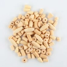 100 克天然楓木原子 3-28 毫米 Diy 珠寶製作材料 - 珠子混裝100克 - 查看 3