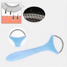 1pc Spring Facial Threading Epilator,Portable Threading Face Epilator For Upper Lip Chin Cheeks For Beauty Personal Care,Spring Facial Hair Remover - Blue - View 3