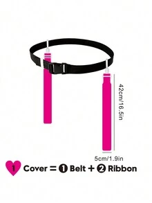 Black Football Waist Flag - Black - View 7