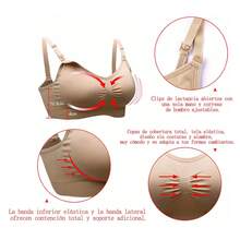 Brasier De Lactancia De 3 Piezas Ropa Maternidad - Multicolor - Ver 5