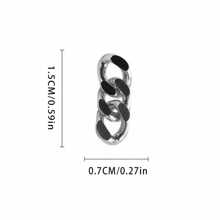 1pair Advanced & Fashionable Three Layers Chain Design Clip-On Earrings Without Piercing, Suitable For Daily Wear Of Girls - Silver - View 6