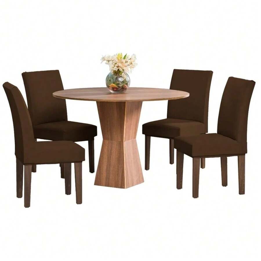 Chair Covers - Rust Brown - View 1