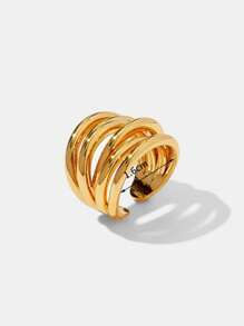 1pc Simple Vintage Personalized Women's Index Finger Ring