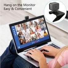 High Definition 2k Usb Computer Network Camera With Microphone For Meetings, Live Streaming, Office, Conference Room - Black - View 8