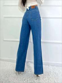 Women Jeans - Màu xanh lam - Xem 3