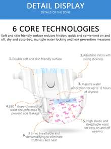 10/12入狗狗尿布,寵物尿墊,超強吸水中大型寵物生理褲,一次性男性和女性寵物生理褲,帶除臭功能 - 彩色 - 查看 3