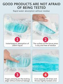 10/12入狗狗尿布,寵物尿墊,超強吸水中大型寵物生理褲,一次性男性和女性寵物生理褲,帶除臭功能 - 彩色 - 查看 5