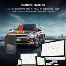 1入組迷你GF-07汽車GPS追踪器，適用於兒童/寵物/汽車，GSM/GPRS/GPS追踪裝置，即時追踪，防盜防丟，定位器SIM信息定位器（不含SIM卡和迷你記憶卡） - 黑色 - 查看 5
