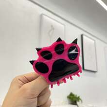 1pc Cute Animal Shaped Hair Clip (Cat Paw, Dog Paw Cartoon Back Of The Head Style) - Cat Claw Scratcher - View 10