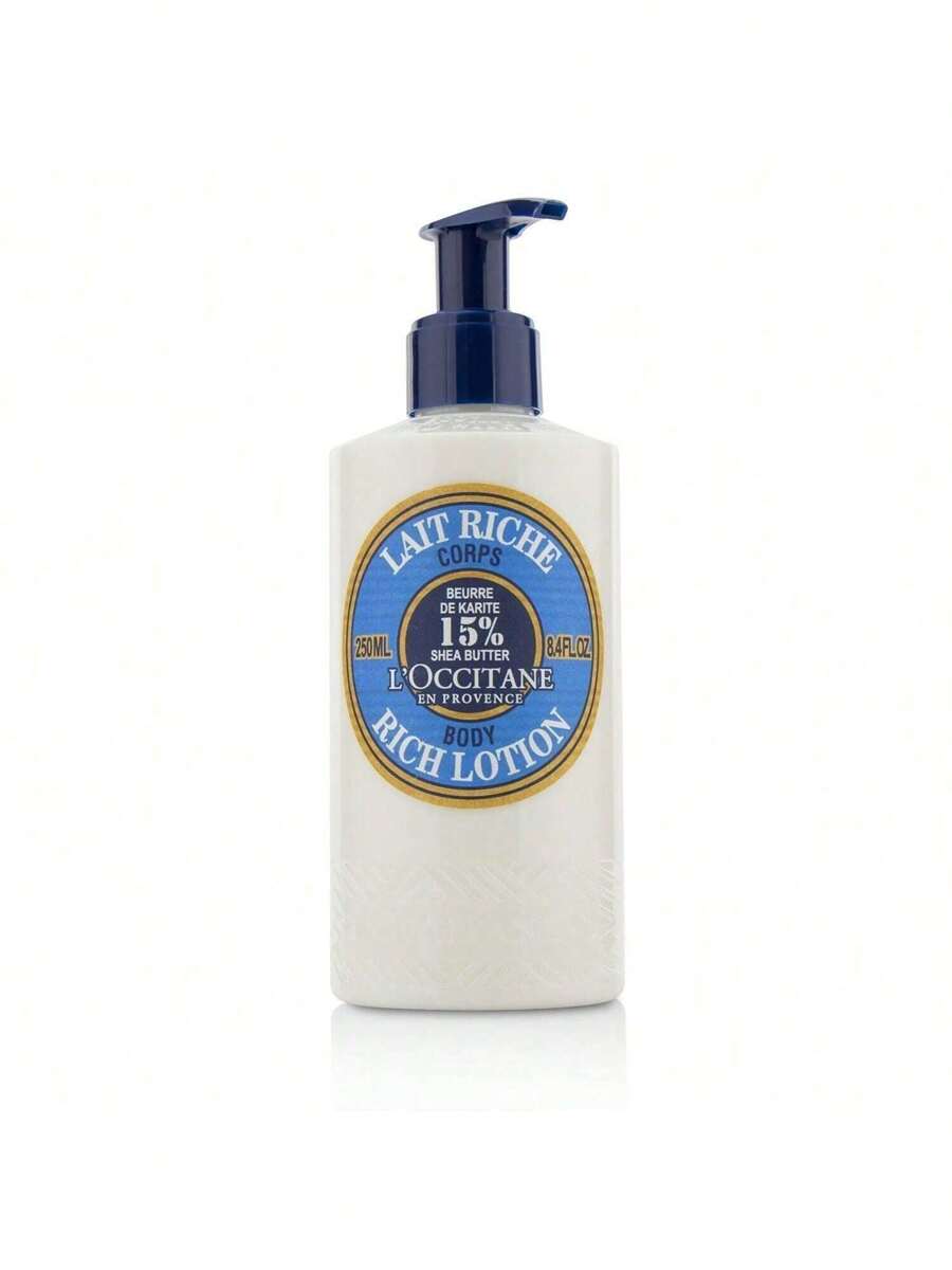 L'Occitane Shea Butter Rich Body Lotion 250ml/8.4oz - White - View 1