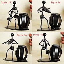 音樂樂隊筆筒,金屬工藝品,桌上裝飾品,學生禮品,生日禮品,創意禮品,教師節禮品,吉他樂隊,音樂人,筆筒套件,辦公室收納盒,金屬筆筒,推廣產品,禮品,16款款式,辦公室必備,學生書桌必備,家庭必備裝飾品。1個裝 - 彩色 - 查看 11