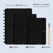 iscool Notebooks - Black Linen - View 2