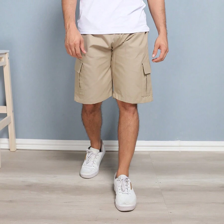 Men Shorts - Khaki - View 1