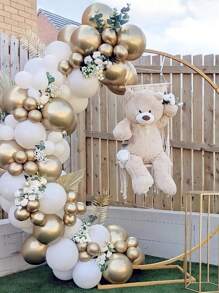 5 Inch Mini 50 Retro Sand White Latex Balloons Cute Balloons Suitable For Birthday, Wedding, Party Decoration,Christmas