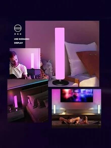 Rgb Atmosphere Lamp Suitable For Tv, Computer Gaming And Car Use, Touch Sensor Night Light - Multicolor - View 5