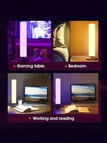 Rgb Atmosphere Lamp Suitable For Tv, Computer Gaming And Car Use, Touch Sensor Night Light - Multicolor - View 7